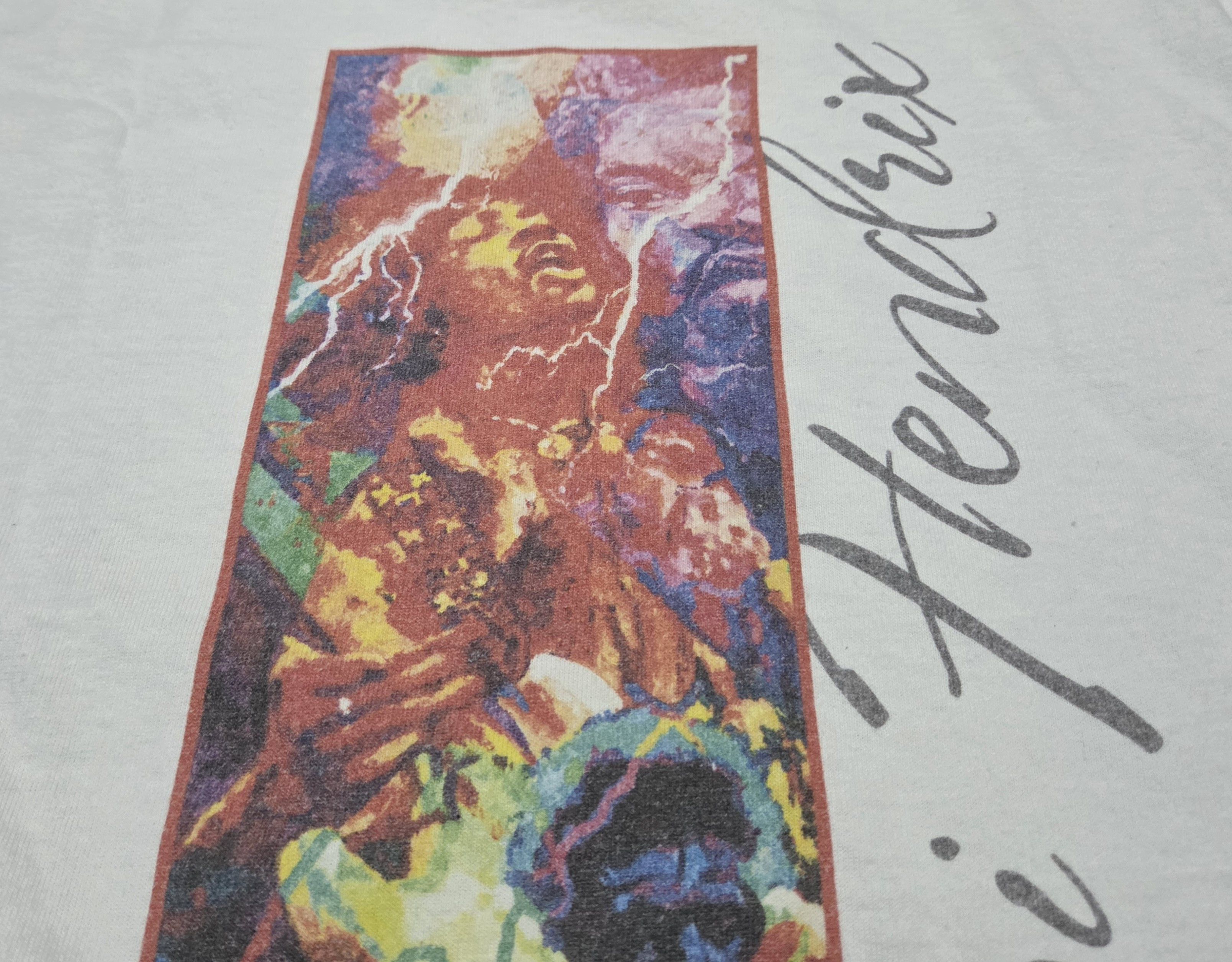 Band Tees × Vintage Rare! Vintage Jimi Hendrix Jerry Blank Artwork Promo Shirt Size US XXL / EU 58 / 5 - 7 Thumbnail