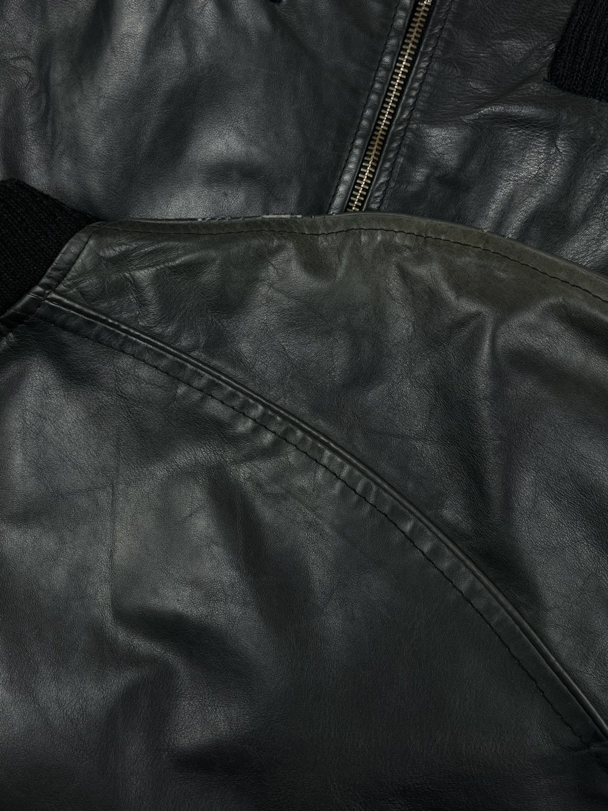 Maison Margiela SS04 Maison Margiela 5 Zip Calf Leather Bomber Jacket Size US M / EU 48-50 / 2 - 8 Thumbnail