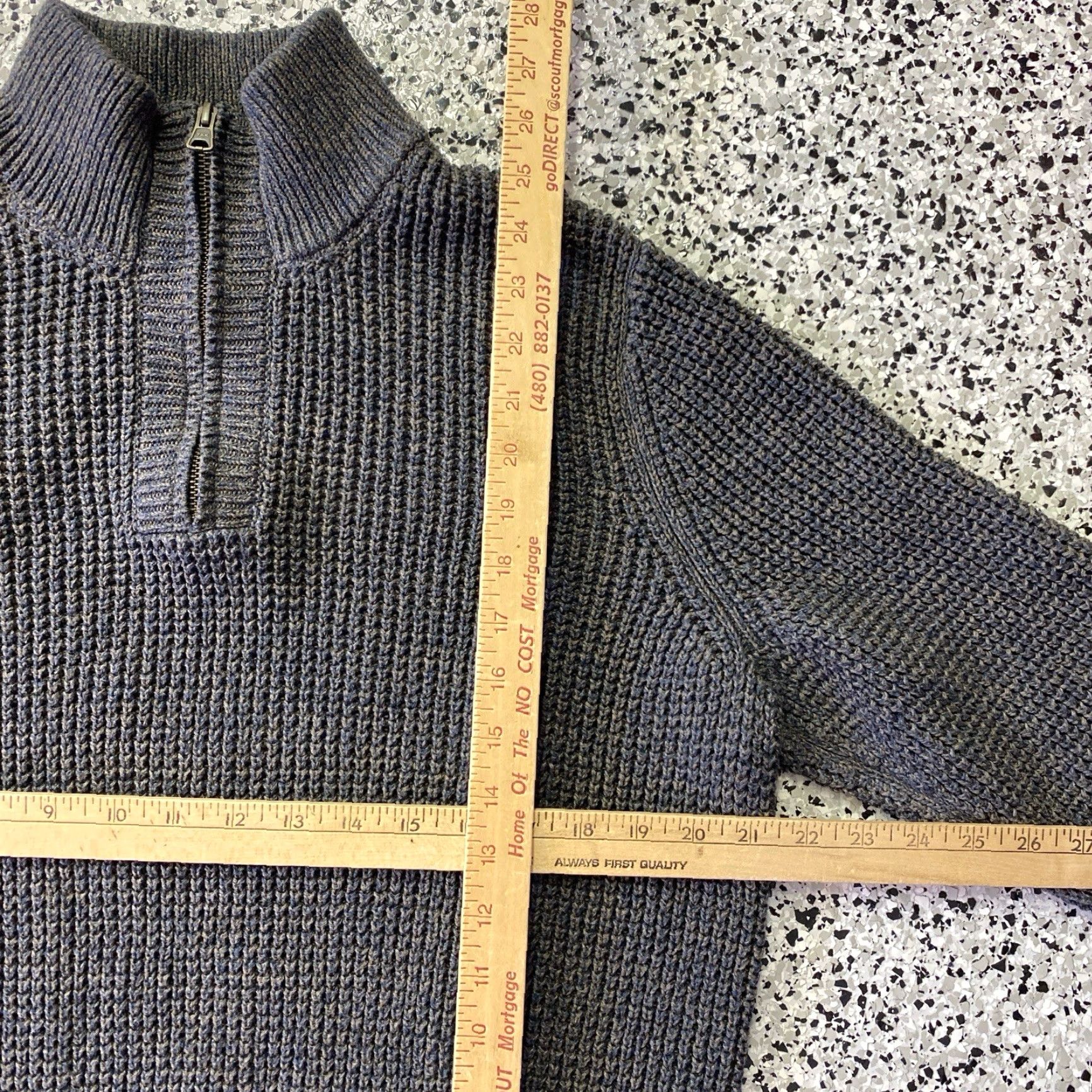 Vintage VINTAGE LL Bean Jumper Sweater Men 1/4 Zip Grey Cotton Size L Size US L / EU 52-54 / 3 - 2 Thumbnail