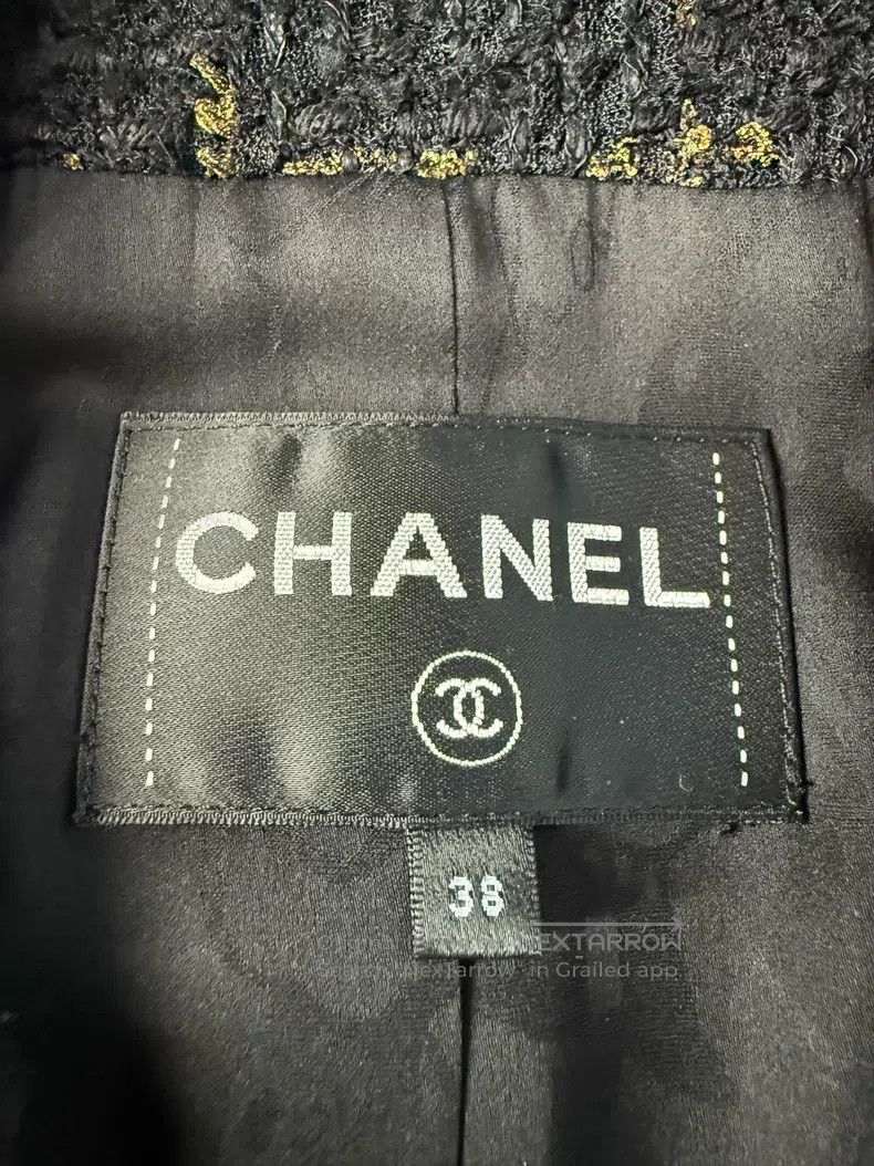 Chanel Chanel Chair series leather black tweed jacket Size XS / US 0-2 / IT 36-38 - 4 Thumbnail