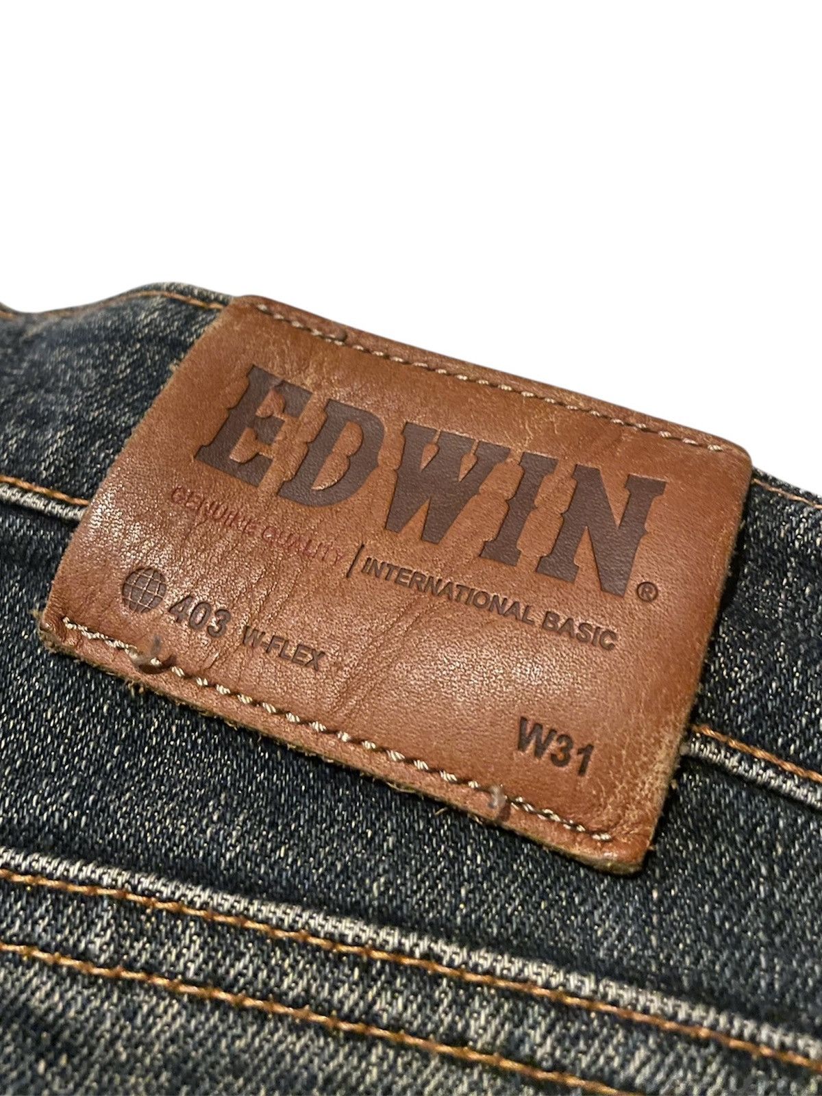 Edwin Edwin 403 W Flex Selvedge-Style Denim Jeans Size US 34 / EU 50 - 3 Thumbnail
