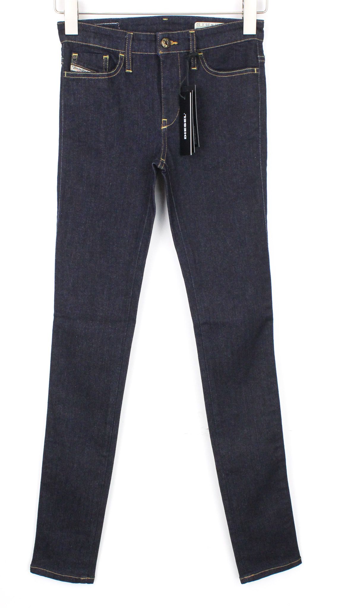 Diesel SKINZEE 0813C W25/L32 Blue Stretch Jeans 71335 Size 25" / US 0 / IT 36 - 1 Thumbnail