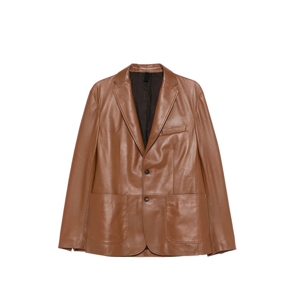 Tagliatore Tagliatore BROWN Jackets - Leather Jackets Size US XL / EU 56 / 4 - 1 Thumbnail