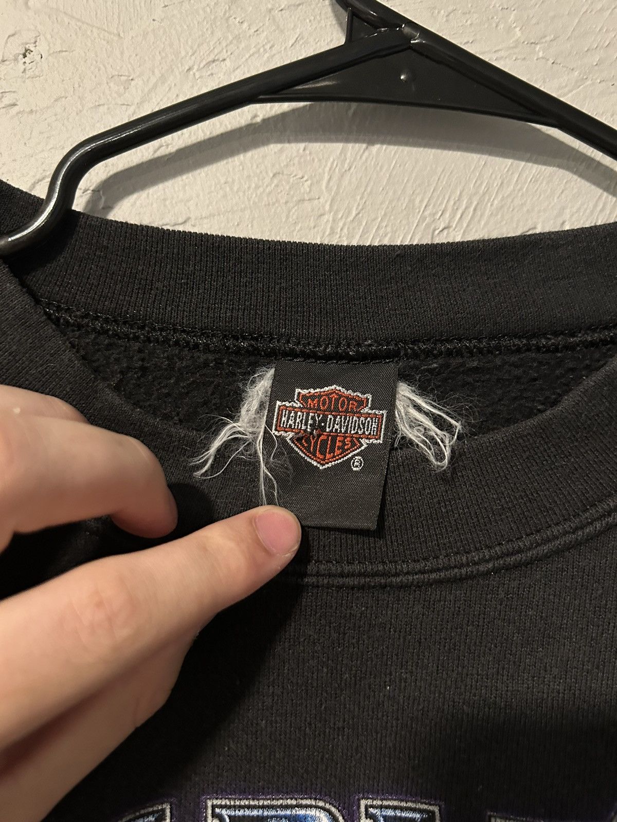 Harley Davidson Vintage Harley Davidson Lightening font spell out sweater L Size US L / EU 52-54 / 3 - 5 Thumbnail