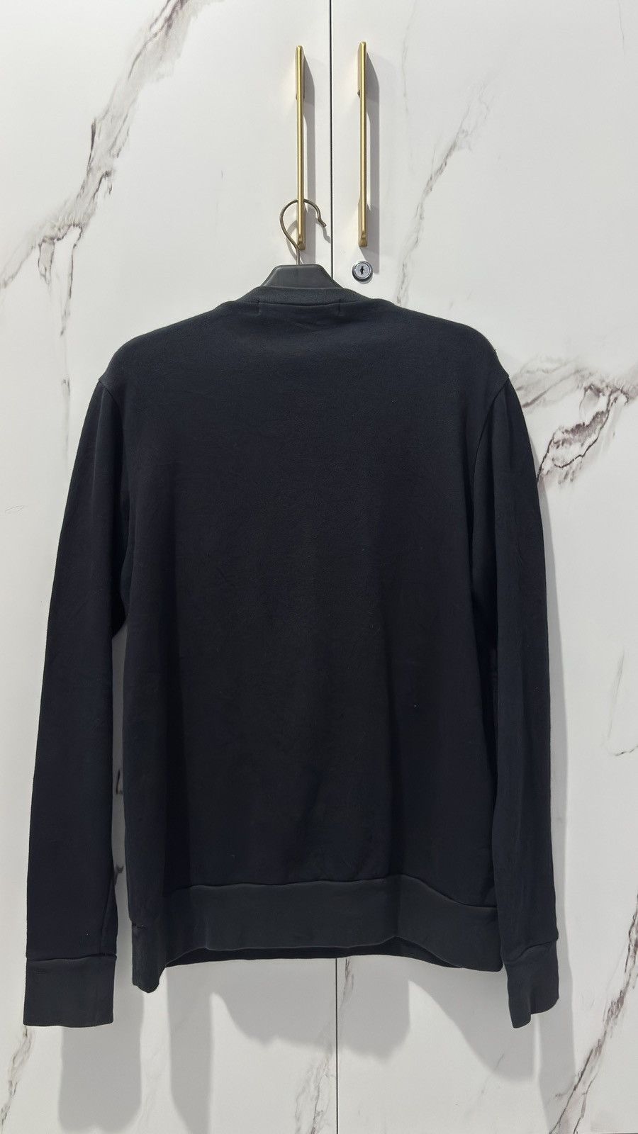 If Six Was Nine ARCHIVE Vinti Andrews x Black Flag "BLACK" Beaded Sweatshirt Size US M / EU 48-50 / 2 - 2 Thumbnail
