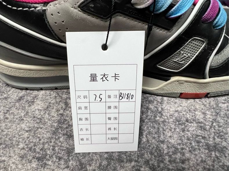 Louis Vuitton Louis Vuitton TRAINER Black Pink Cement Board Shoes Size US 7.5 / EU 40-41 - 8 Thumbnail
