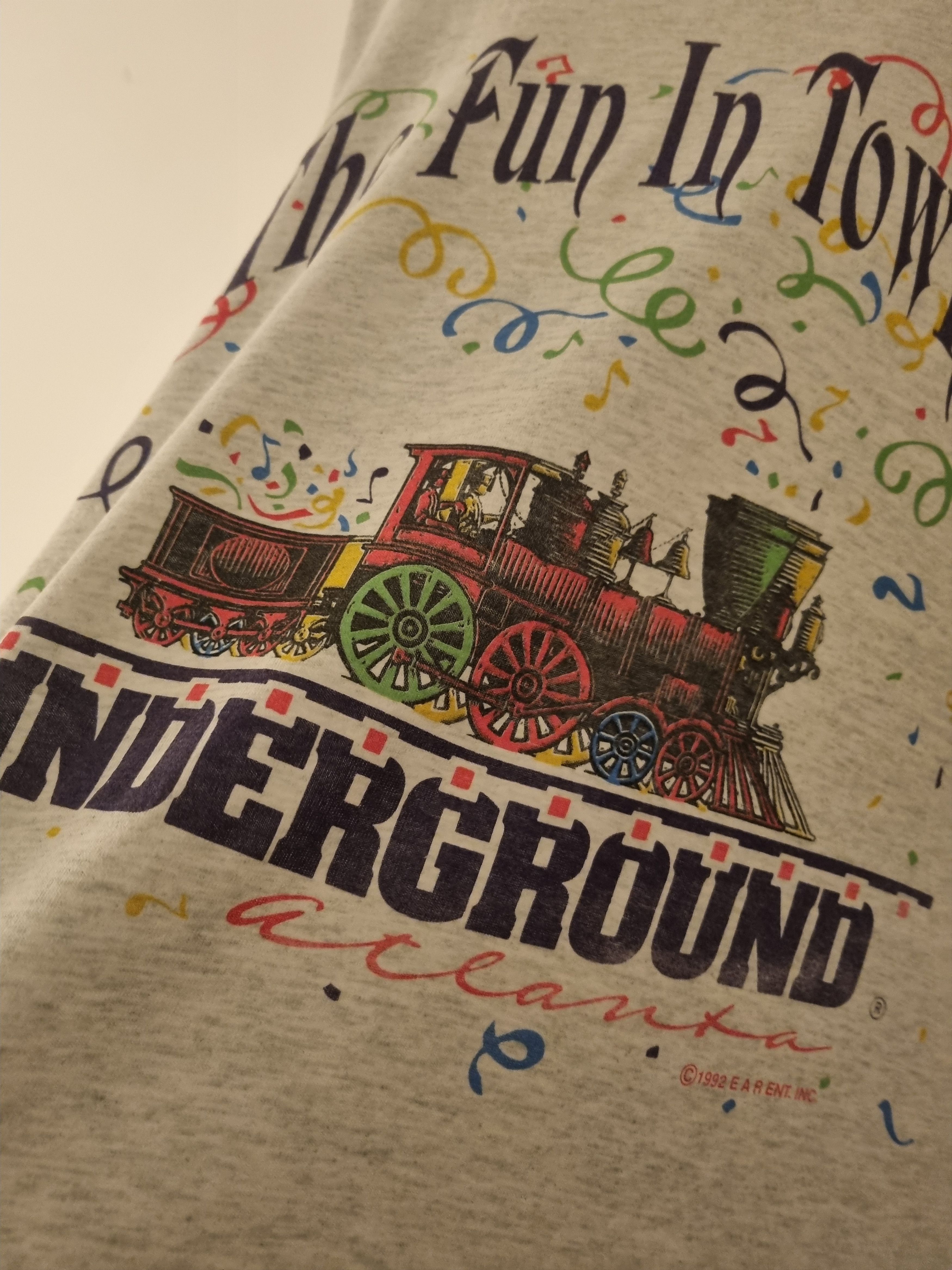 Vintage The Fun in town is Underground Atlanta 1992 Made in USA Size US M / EU 48-50 / 2 - 4 Thumbnail