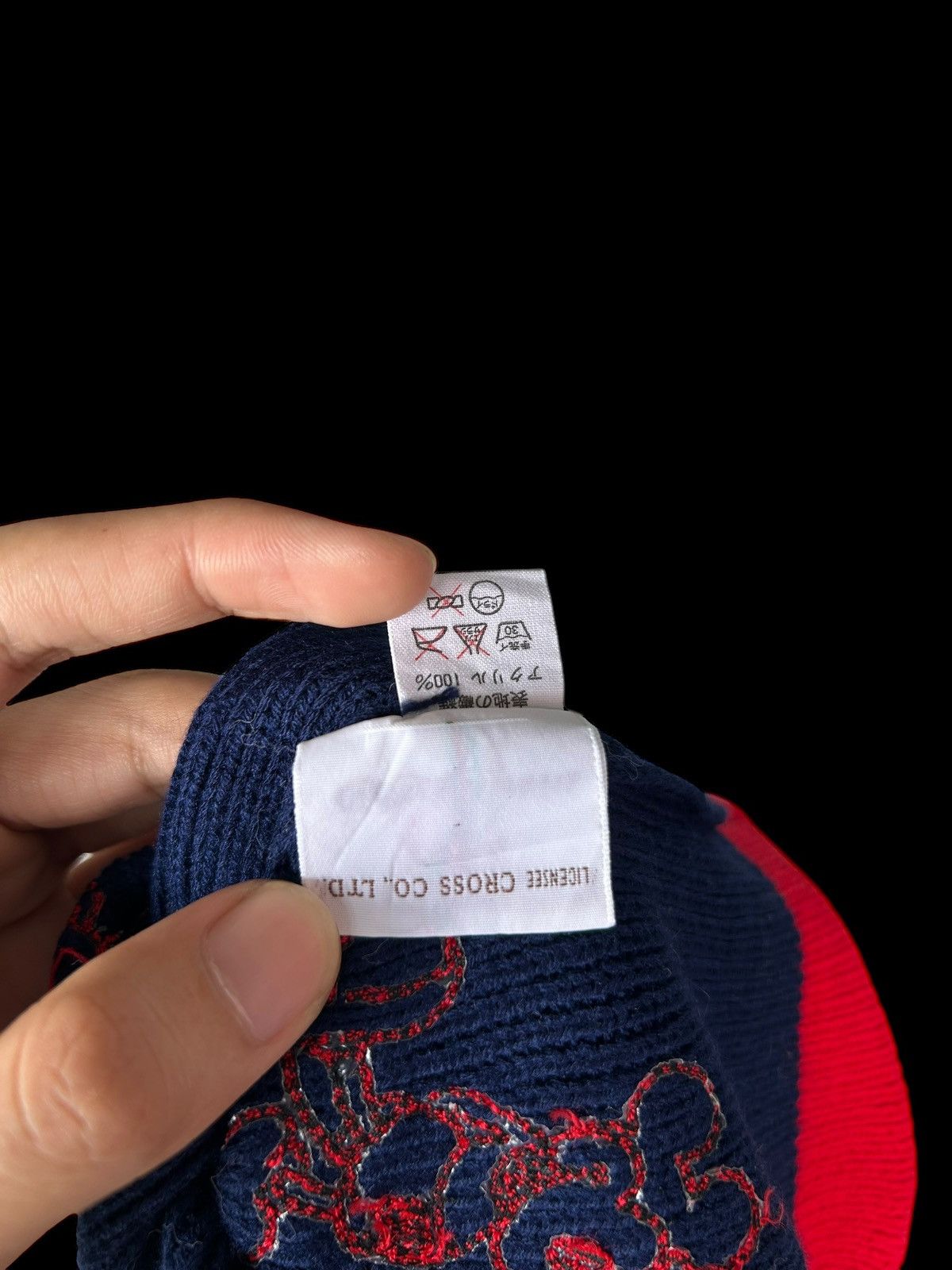Japanese Brand × Kapital × Vintage Vintage Mickey Horn Devil Knitt Beanie Hats Size ONE SIZE - 10 Thumbnail