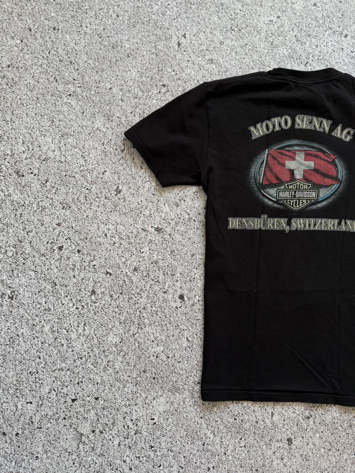 Band Tees × Harley Davidson × Vintage Vintage 2009 Harley Davidson Moto Senn AG Retro Y2K T-Shirt Size US M / EU 48-50 / 2 - 7 Thumbnail