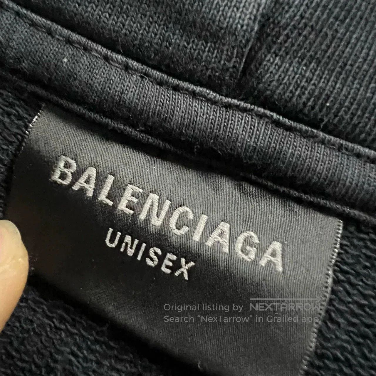 Balenciaga balenciaga black logo embroidery hoodie size 2. Size US M / EU 48-50 / 2 - 5 Thumbnail