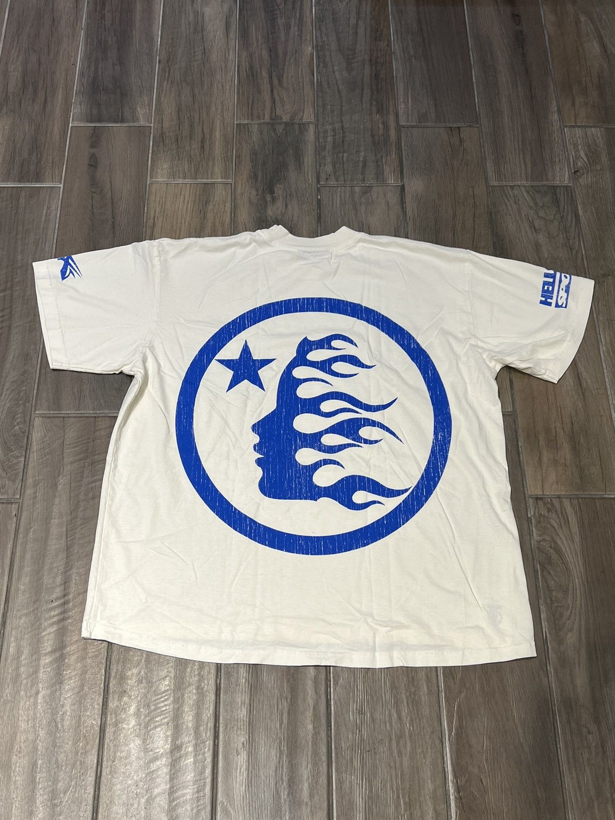 HELLSTAR HELLSTAR “BEAT US!” TSHIRT - SIZE XL - (WHITE) Size US XL / EU 56 / 4 - 2 Thumbnail