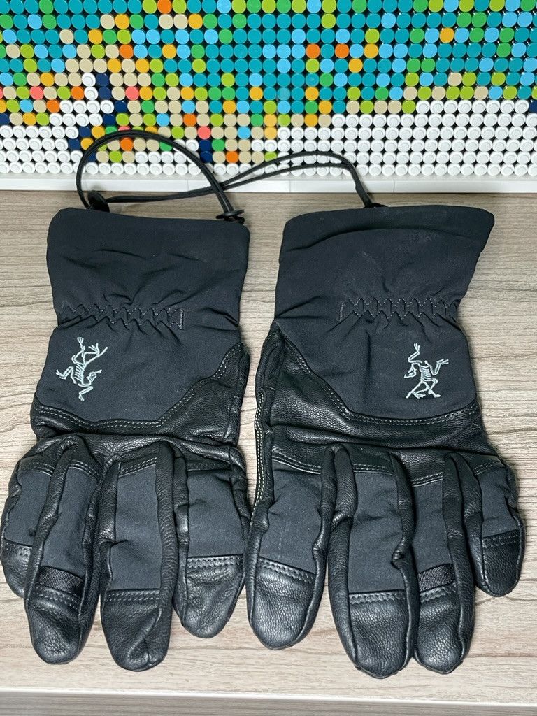 Arc Teryx Medium ARCTERYX LEAF Rope Black Goat Leather Gloves Grailed