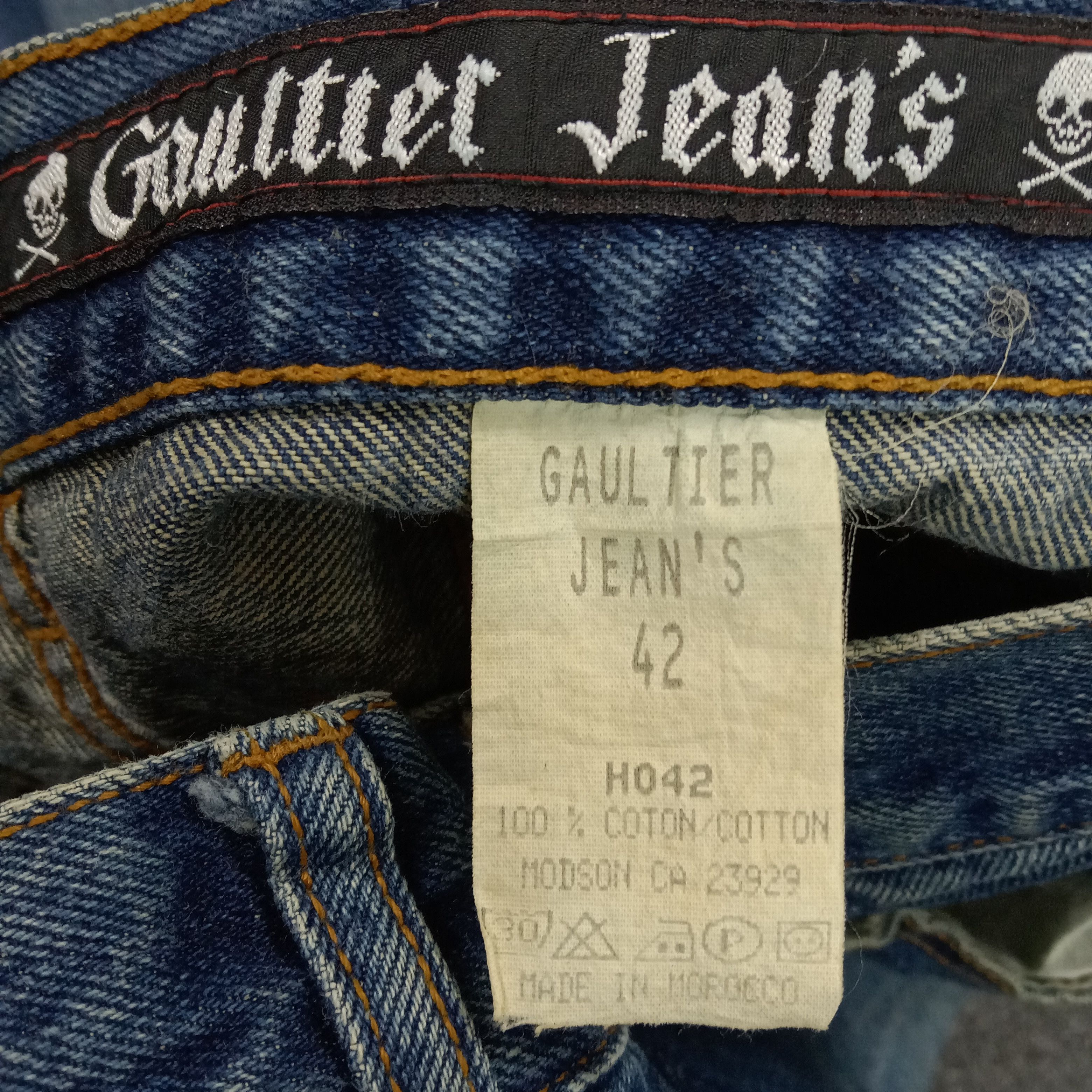 Jean Paul Gaultier Gaultier Jeans Japanese Brand Denim Jeans Size US 32 / EU 48 - 15 Thumbnail