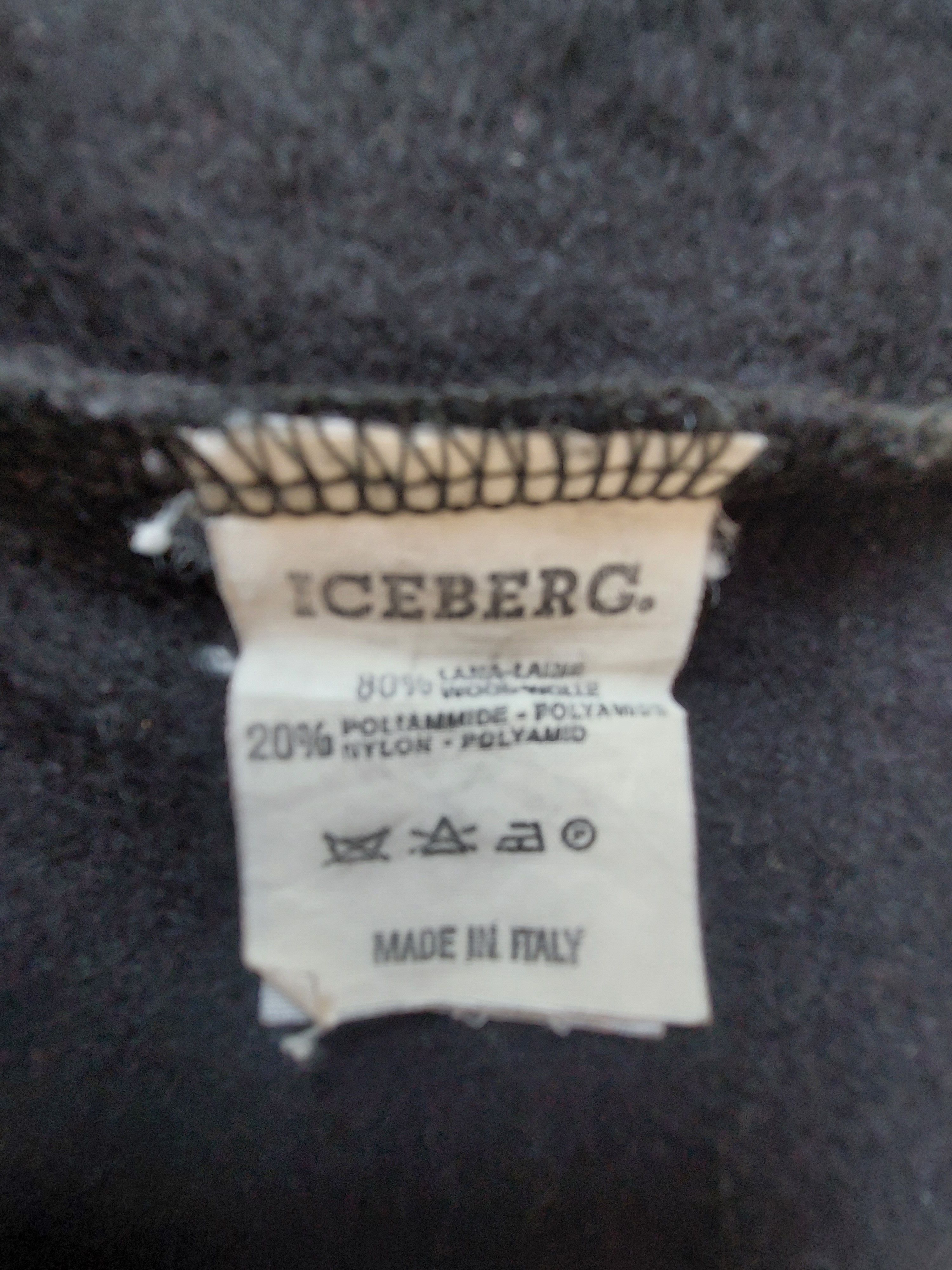 Iceberg ICEBERG wool sweetshirt Unique Sweater Embroidered Size XL / US 12-14 / IT 48-50 - 8 Thumbnail
