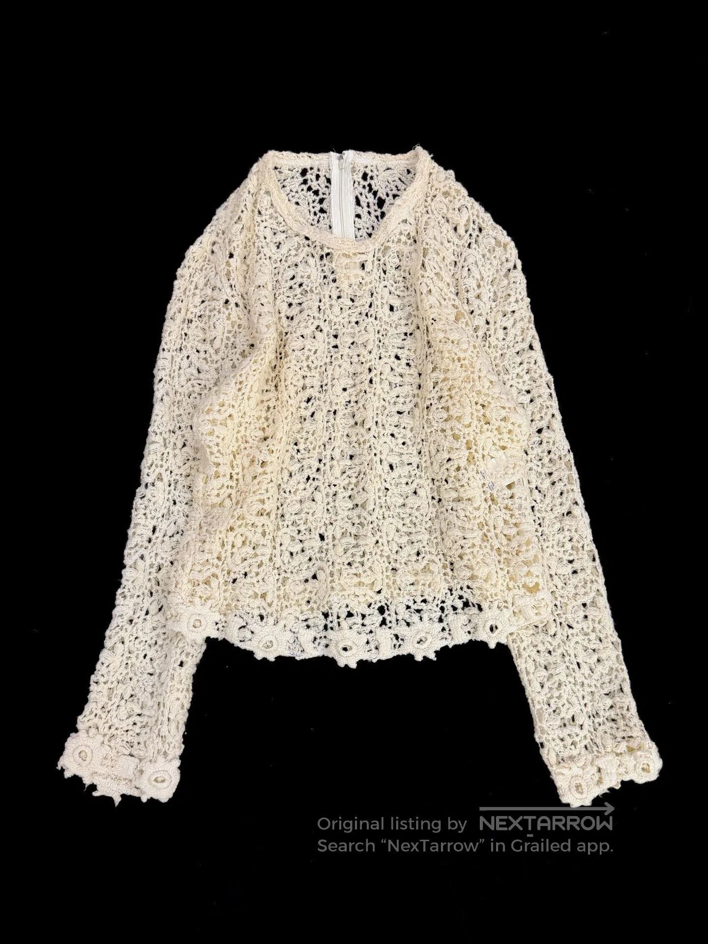 Comme des Garcons Comme des Garçons 1988 Wool Crochet Top. Size M / US 6-8 / IT 42-44 - 1 Thumbnail