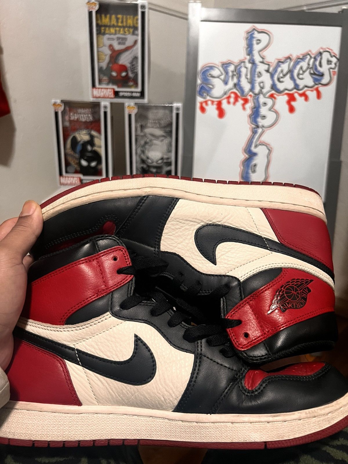 Jordan Brand Jordan 1 Retro High Bred Toe Size US 10 / EU 43 - 3 Thumbnail