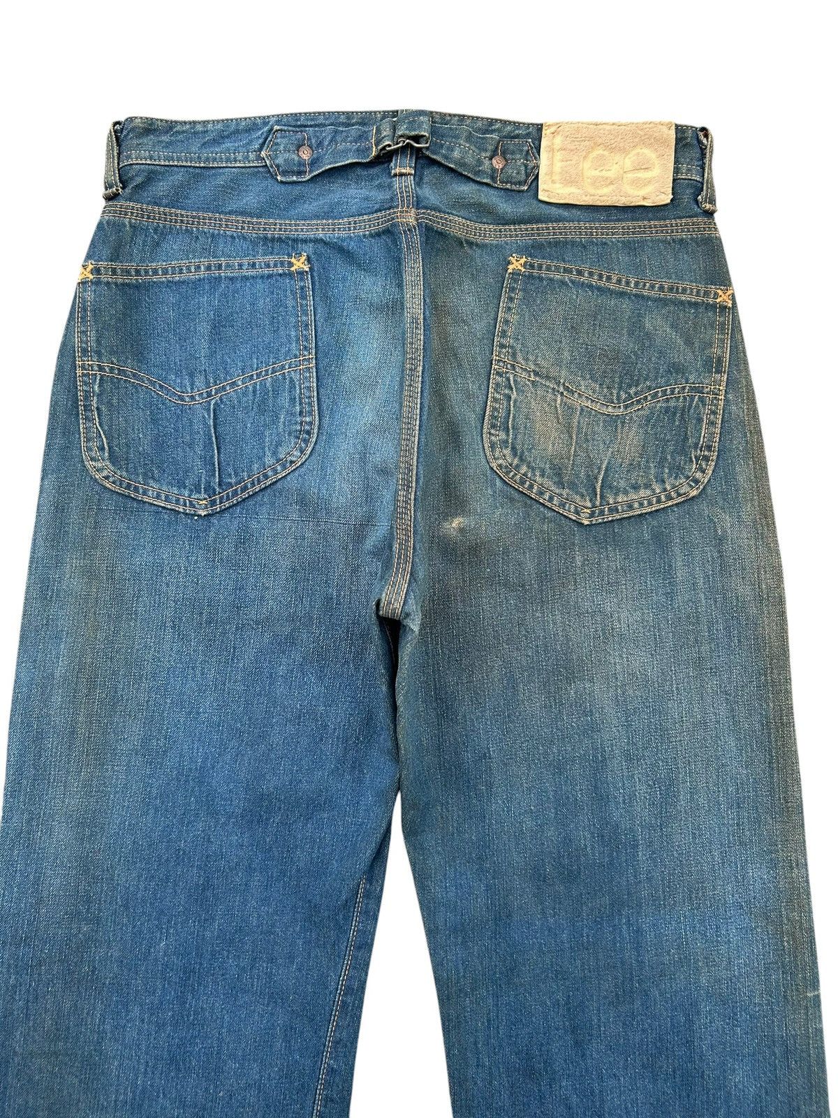 Kapital Vintage Buckle Back Lee Cowboy Selvedge Denim Jeans Size US 32 / EU 48 - 11 Thumbnail