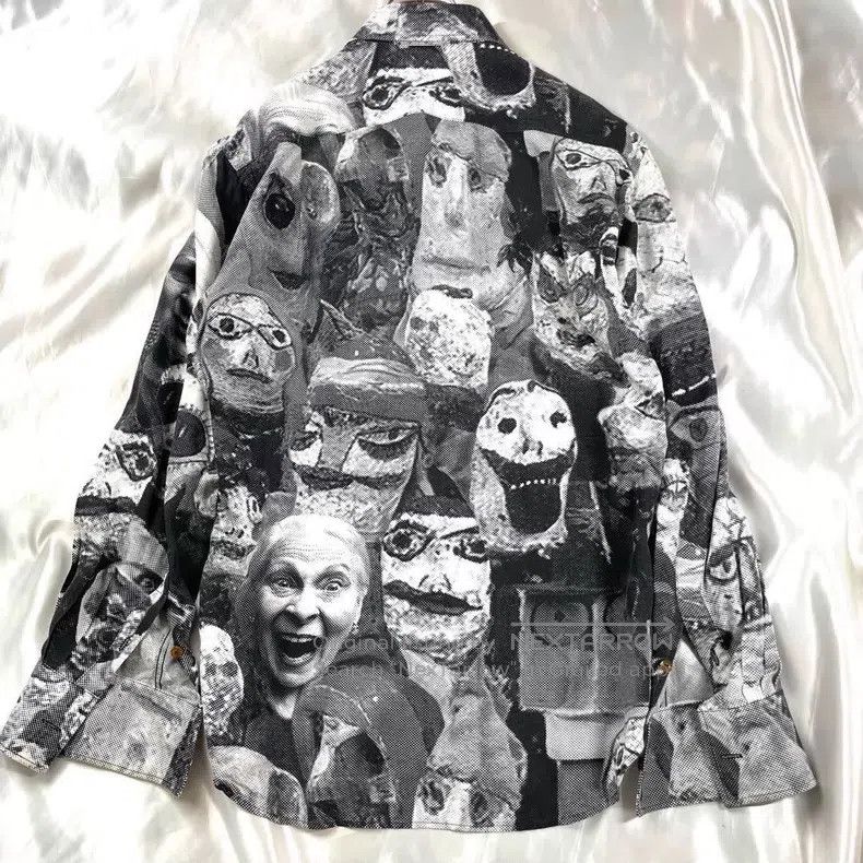 Vivienne Westwood Vivienne Westwood Grotesque portrait print shirt, cowl nec Size M / US 6-8 / IT 42-44 - 2 Thumbnail
