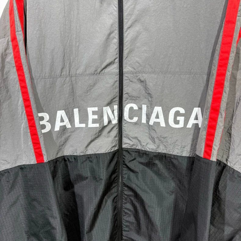 Balenciaga Balenciaga Black and grey logo patchwork assault jacket 250 Size US S / EU 44-46 / 1 - 2 Thumbnail