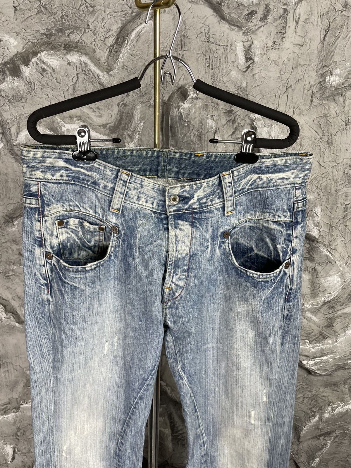 G-Star Vintage G-Star Fade Distressed Denim Jeans Y2K DG Japan Vibe Size US 36 / EU 52 - 9 Thumbnail