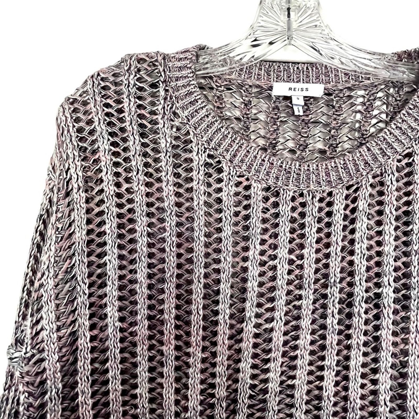 Reiss Reiss Poly Space-Dye Open Knit Sweater size Small Size S / US 4 / IT 40 - 7 Thumbnail