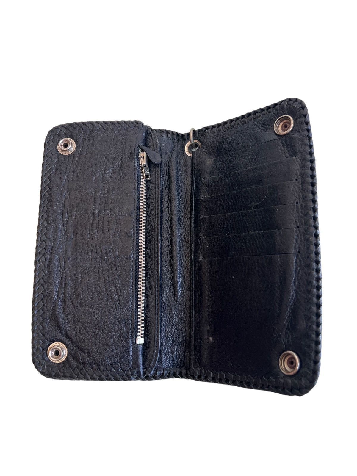 Genuine Leather Leather Craft Stingray Cross 925 CH Logo Snap Long Wallets Size ONE SIZE - 7 Thumbnail