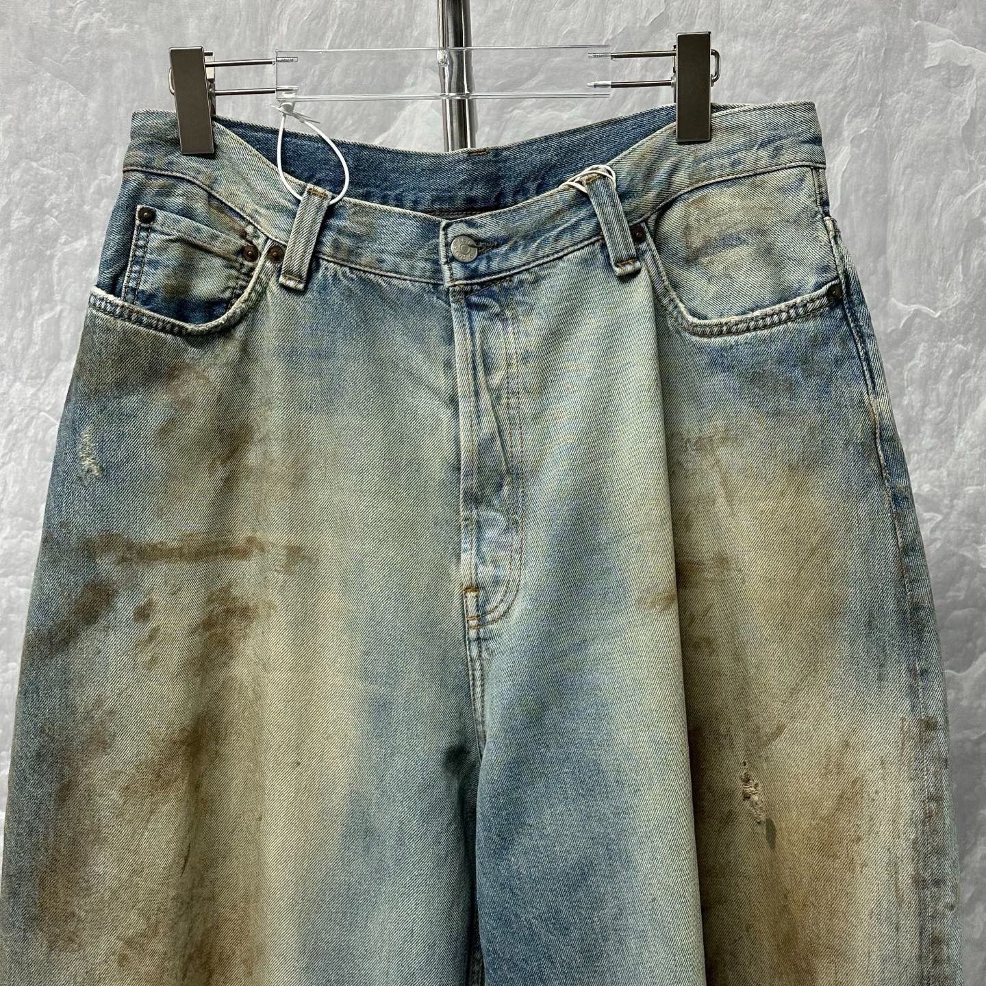 Acne Studios Acne Studios FW25 Dirty Baggy Jeans Size US 32 / EU 48 - 2 Thumbnail