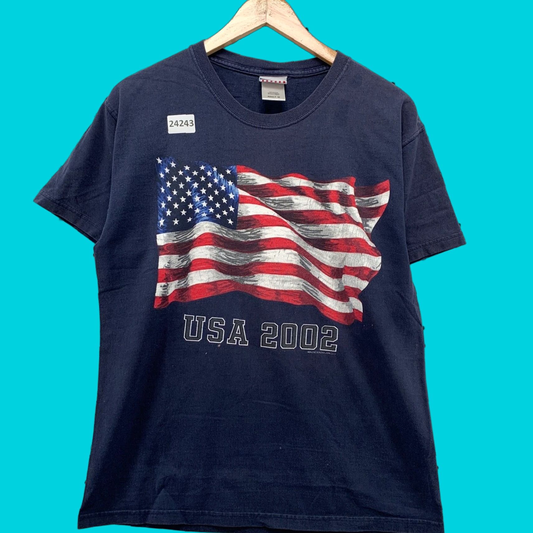 Vintage VINTAGE Sonoma Shirt Navy Blue USA Flag 2002 Graphic Adult Medium 20x26.5 Navy Blue USA Flag 2002 Graphic Men Medium 20x26.5 Size US M / EU 48-50 / 2 - 1 Thumbnail