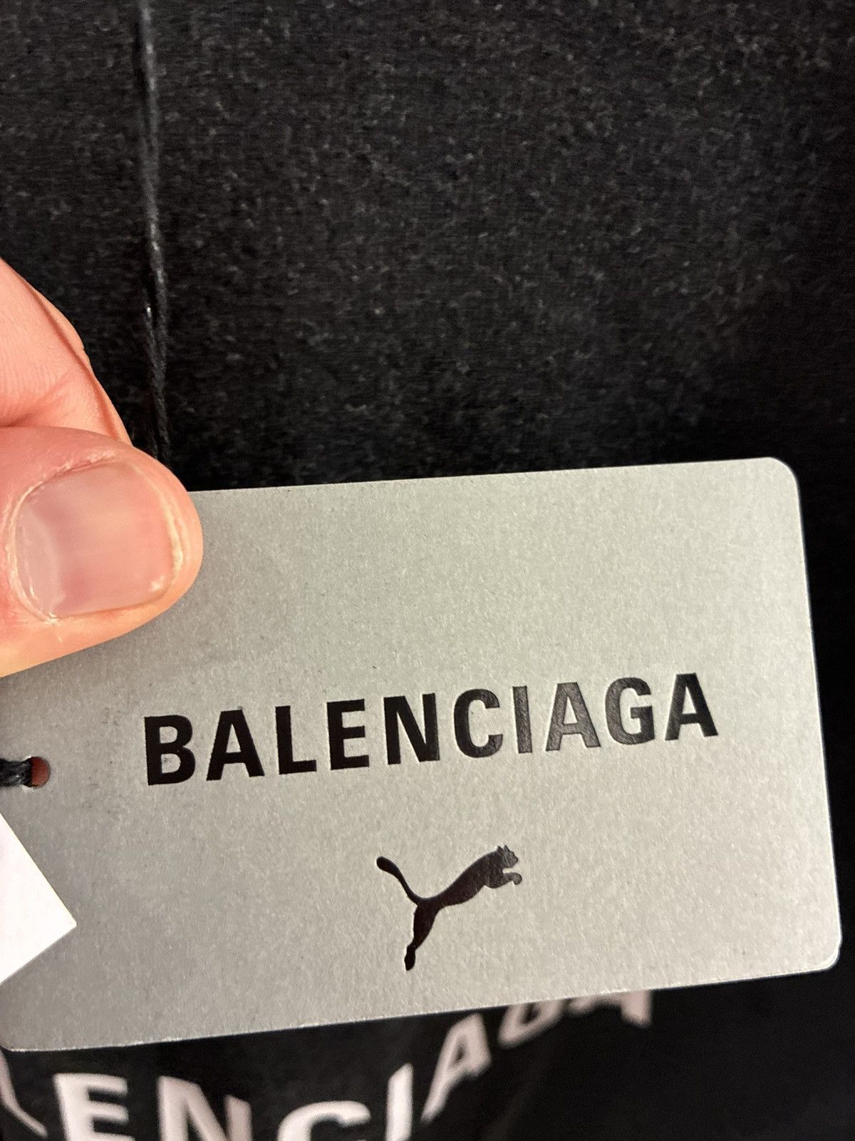 Balenciaga Balenciaga Puma Thick Cotton T shirt Size US S / EU 44-46 / 1 - 4 Thumbnail
