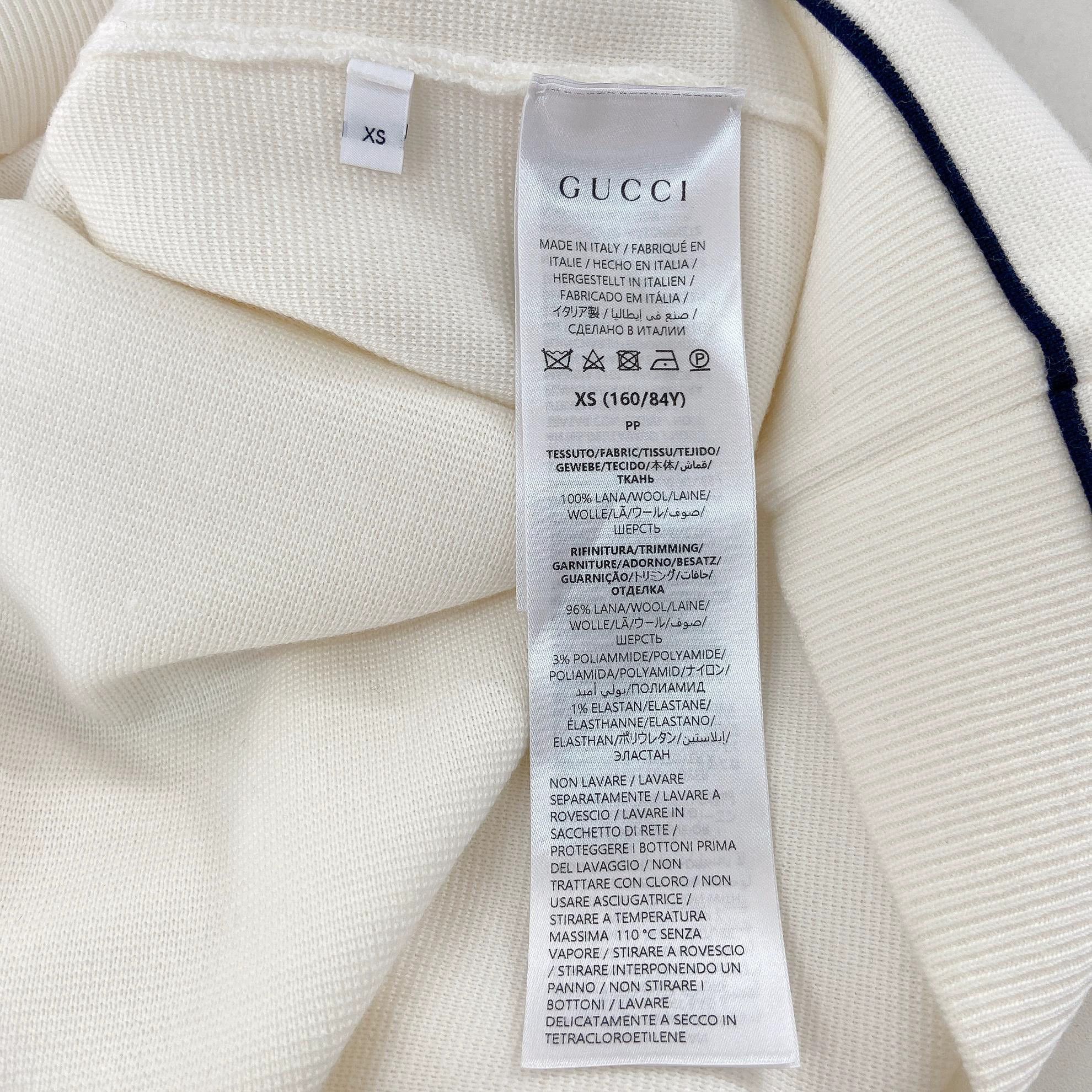 Gucci Gucci Wmns White Knit Dress XS 8574 Size XS / US 0-2 / IT 36-38 - 7 Thumbnail