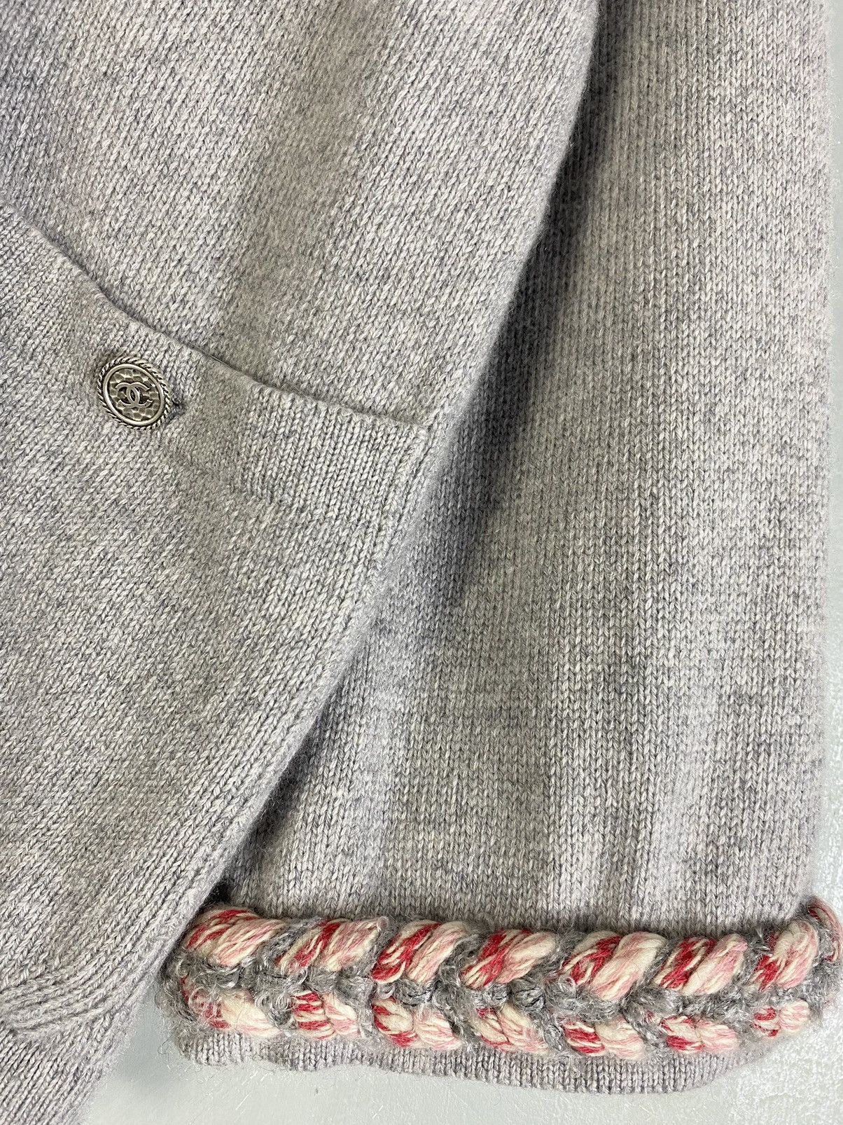 Chanel Chanel Cashmere Rope Accent Cardigan Size M / US 6-8 / IT 42-44 - 7 Thumbnail