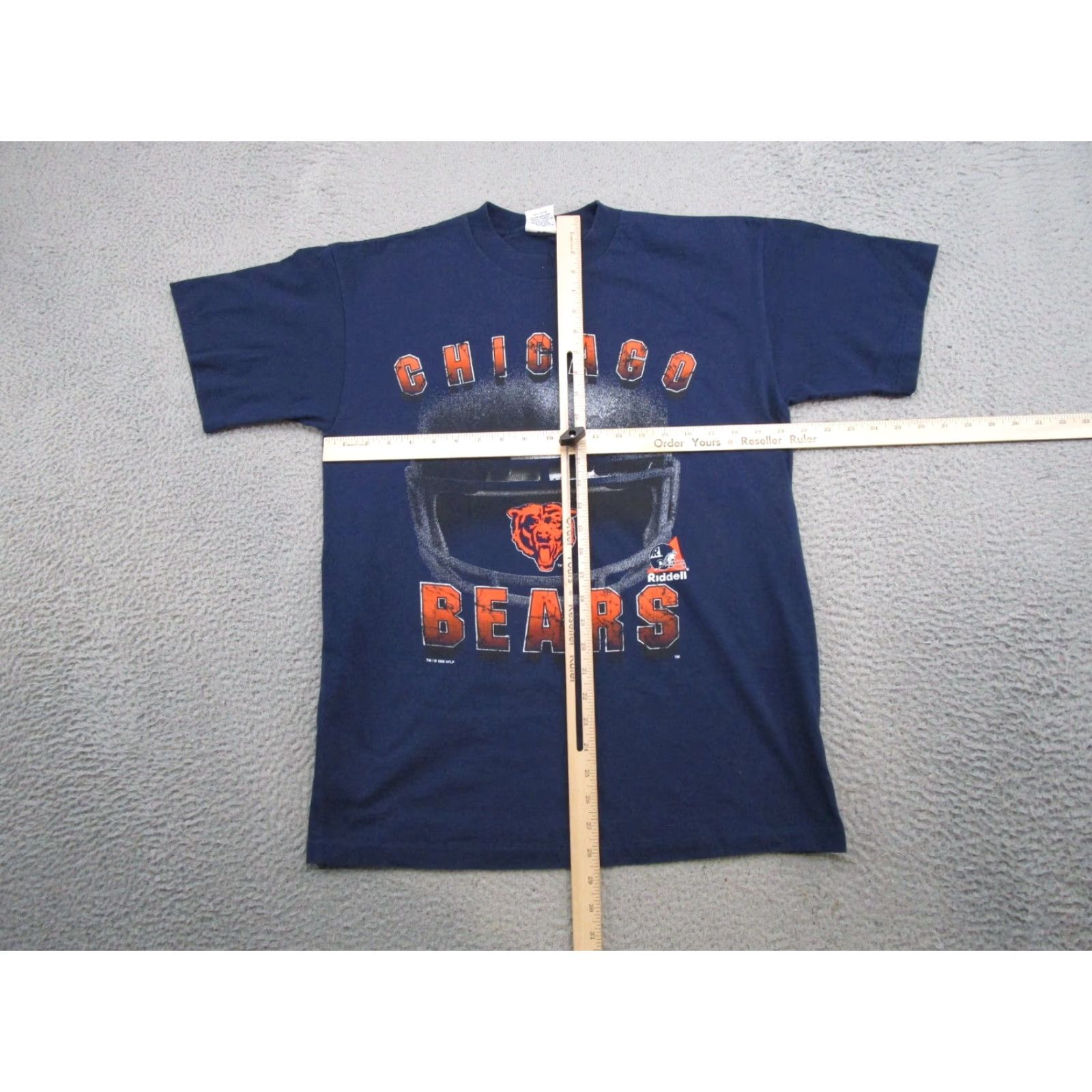 Riddell VINTAGE 1996 Chicago Bears NFL Riddell Single Stitch T-Shirt Mens SZ L USA Made Size US L / EU 52-54 / 3 - 6 Thumbnail