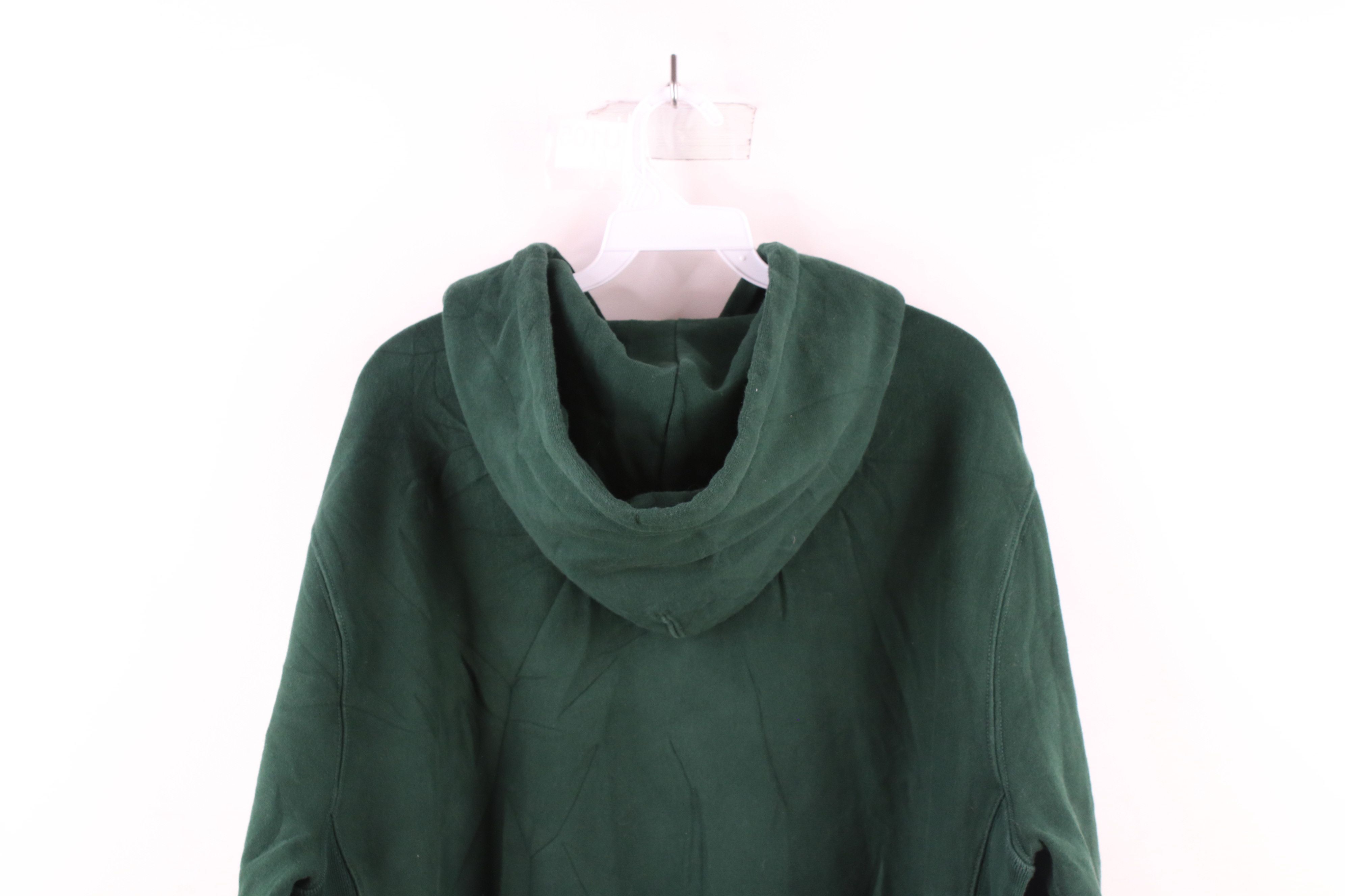 J.Crew × Vintage J Crew Sportswear Blank Heavyweight Hoodie Sweatshirt Size US L / EU 52-54 / 3 - 8 Thumbnail