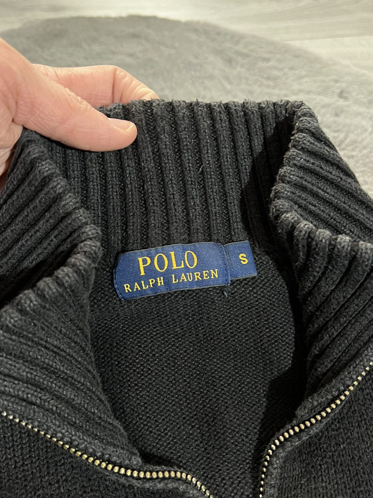 Polo Ralph Lauren × Vintage Vintage Y2k Polo Ralph Lauren 1/4 Zip Sweater Knitwear Size US S / EU 44-46 / 1 - 5 Thumbnail