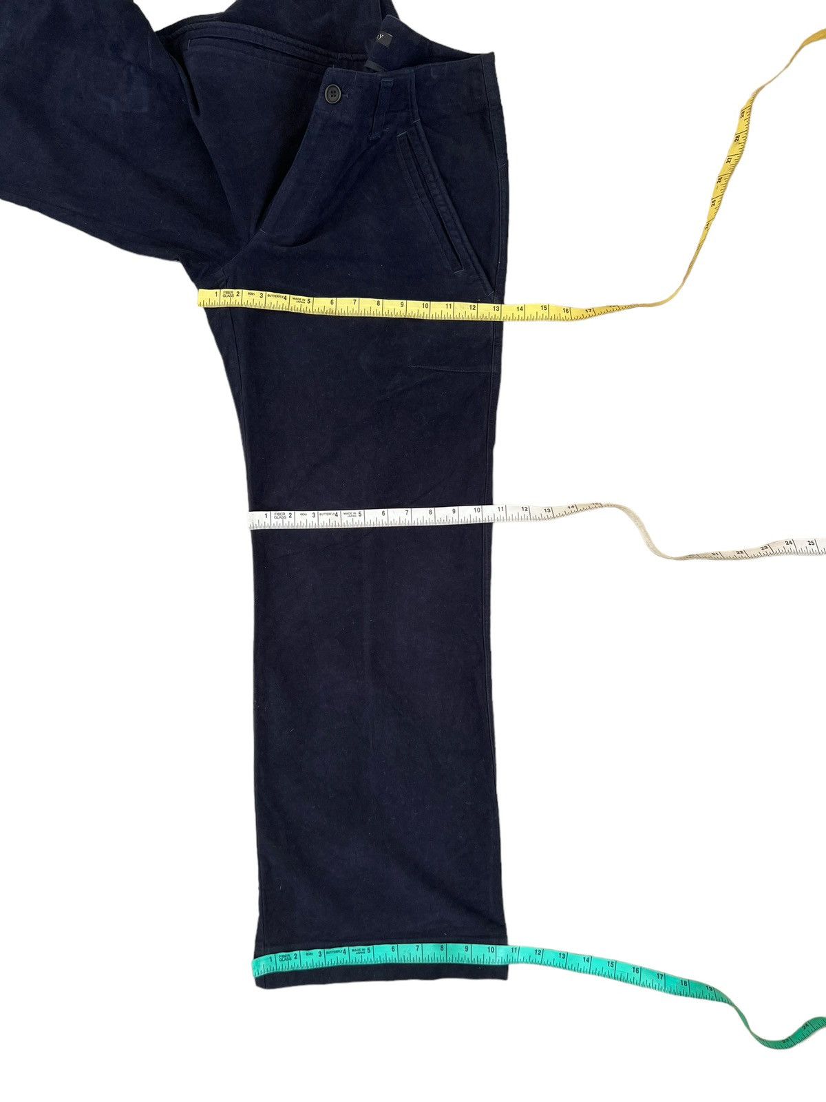 Theory Theory Made in Japan 6 Pocket Suede Cotton Wide Leg Pant Size US 30 / EU 46 - 4 Thumbnail