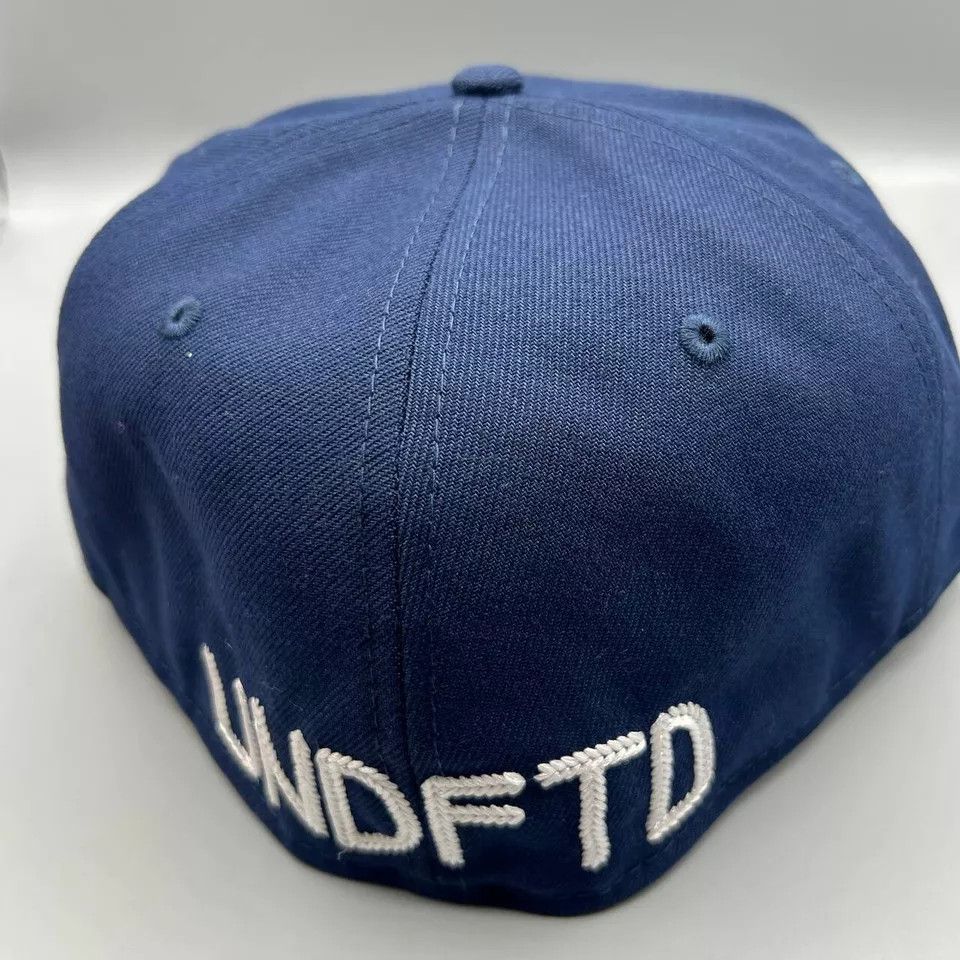New Era Undefeated Hat Men 7 7/8 Blue 59Fifty New Era Fitted Cap New Size ONE SIZE - 4 Thumbnail