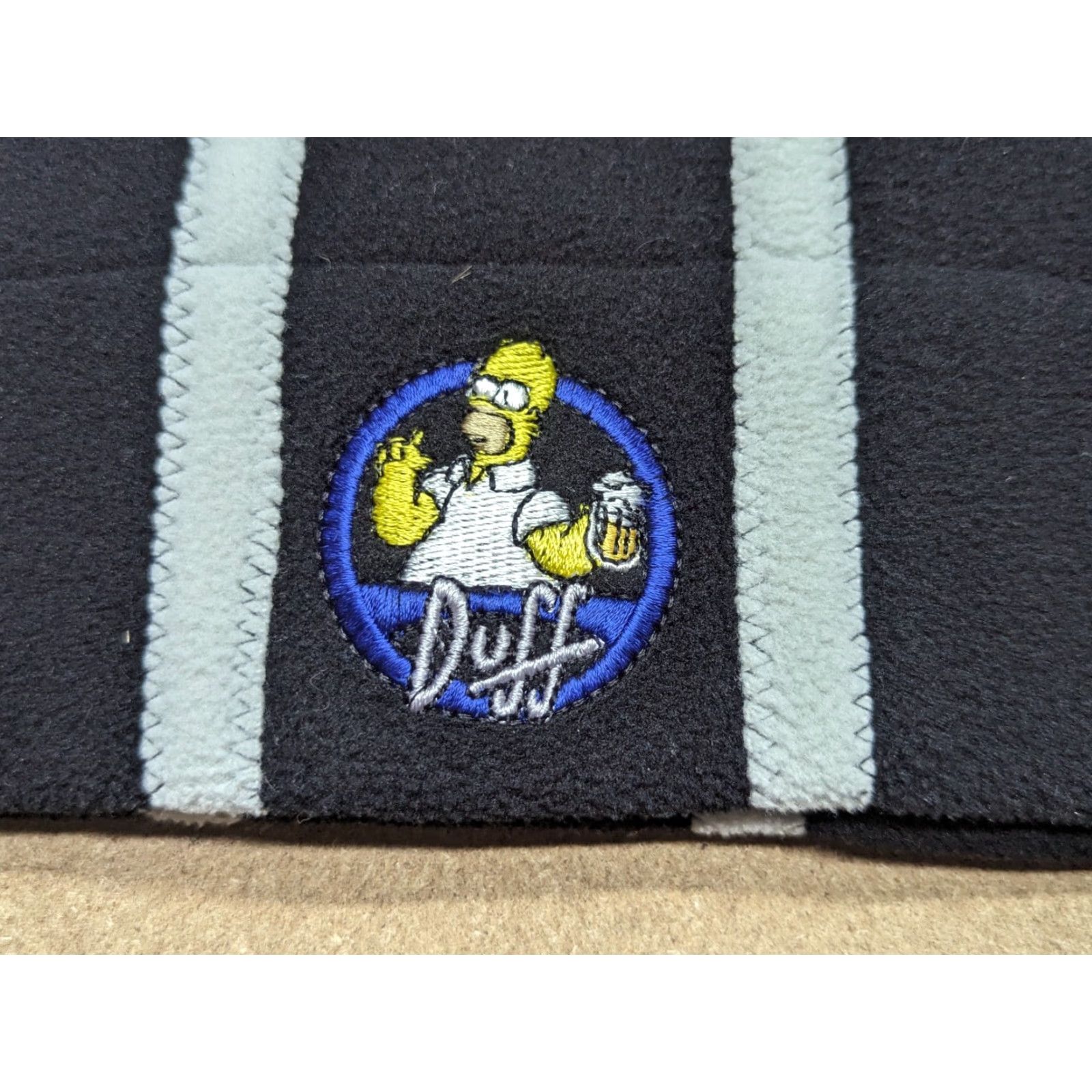 Vintage VINTAGE Homer Simpson 2002 Black Beanie Hat One Size The Simpsons United Labels Unisex Adults Beanie Nordics Black Size ONE SIZE - 6 Thumbnail