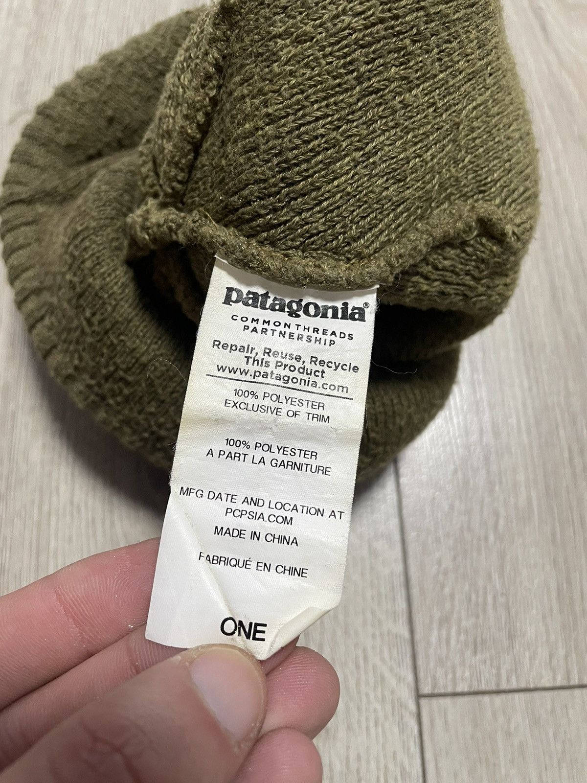 Patagonia × Vintage Vintage Patagonia Hat 90s Knit Y2K Outdoor Size ONE SIZE - 9 Thumbnail
