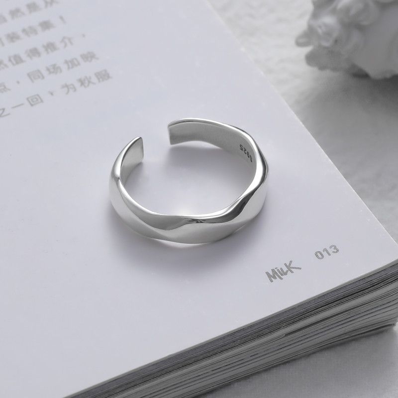 Jewelry Future Jewelry Rings Open Size Chrome Ring (Size 7-13) Size ONE SIZE - 2 Thumbnail