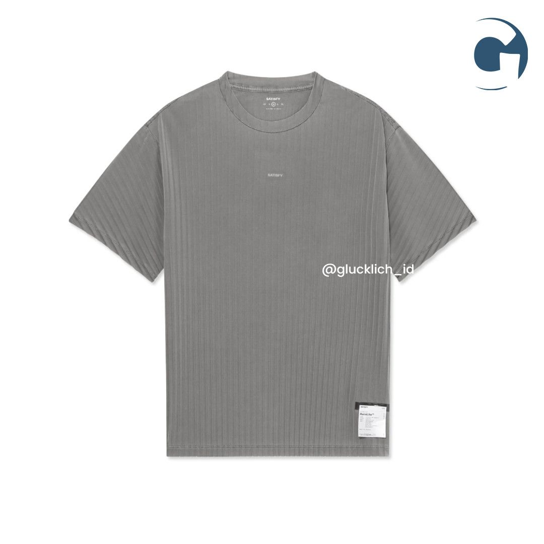 Satisfy Satisfy, AuraLite™ Pleated T-Shirt Mineral Graphite Size US S / EU 44-46 / 1 - 1 Thumbnail