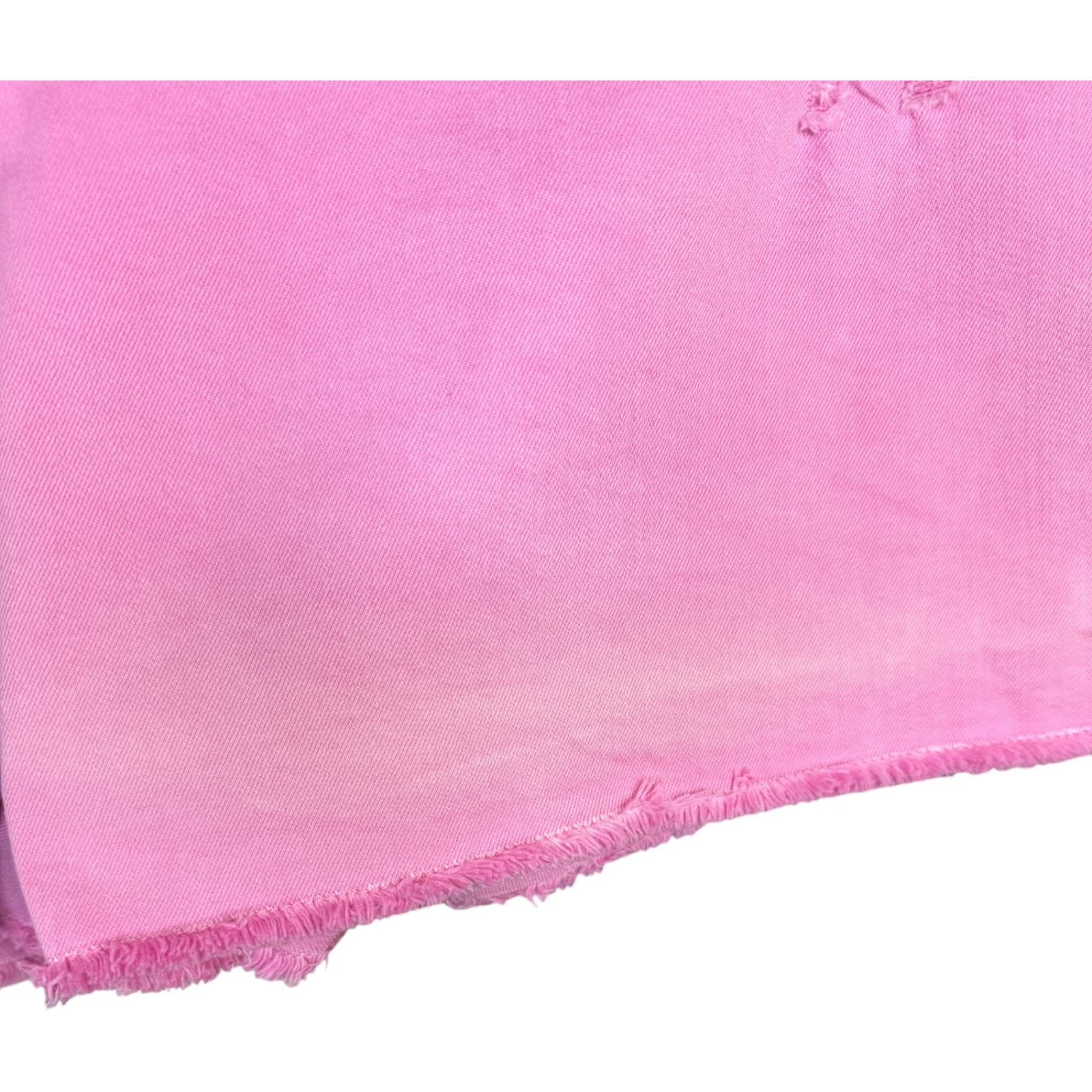 Other Candace Cameron Camellia Pink Distressed Denim Shorts 18WP Size 40" / US 18 - 5 Thumbnail