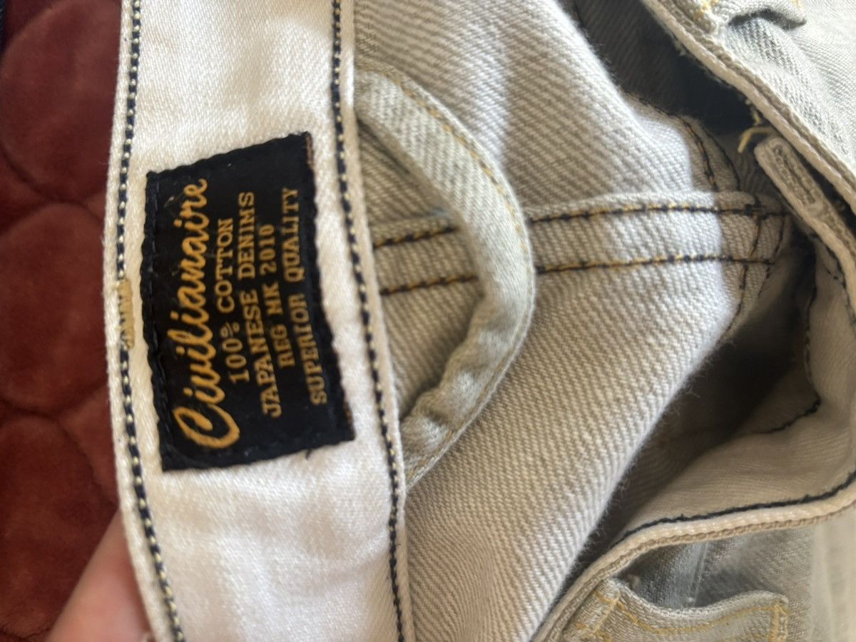 Civilianaire Civilinaire Japanese denim jeans waist 15 length 39 Size US 32 / EU 48 - 4 Thumbnail