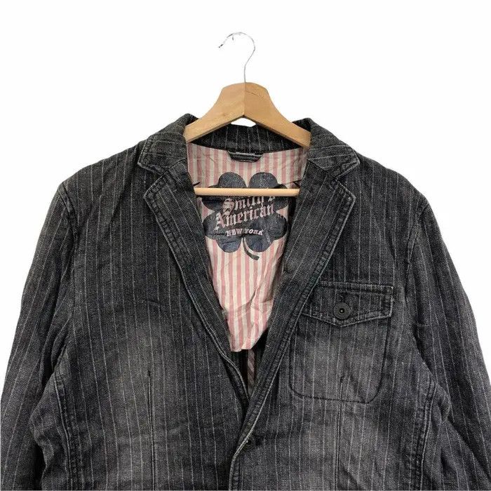 Smith's American SMITH'S AMERICAN New York Collection Denim Coat Blazer Size L / US 10 / IT 46 - 2 Thumbnail