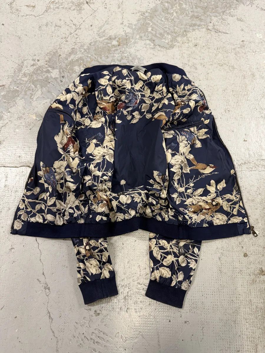 Dolce & Gabbana SS2016 Dolce & Gabbana Navy Floral Light Nylon Windbreaker Jacket Size US S / EU 44-46 / 1 - 10 Thumbnail