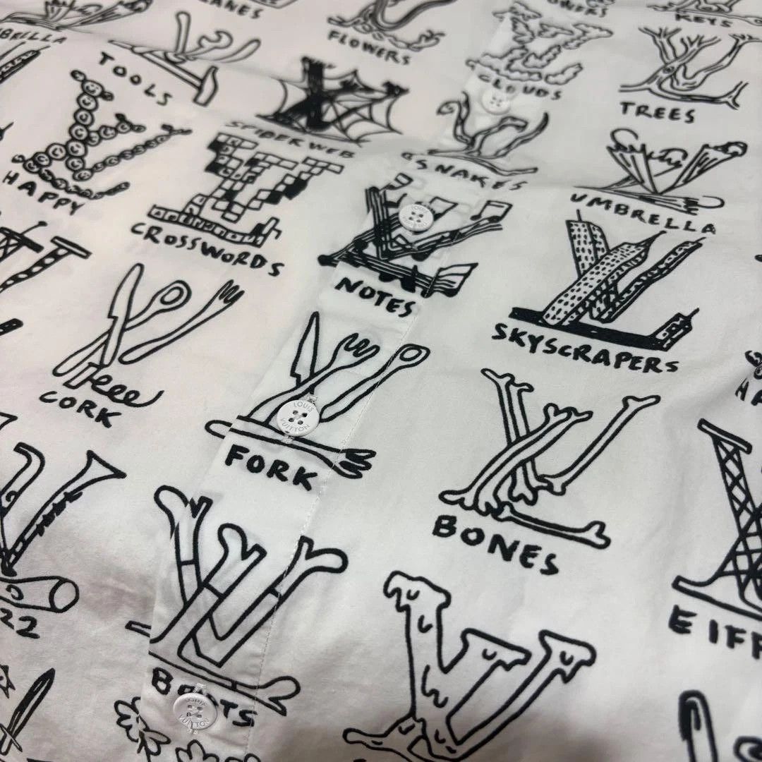 Louis Vuitton Louis Vuitton Long Sleeve Graphic Shirt Size US M / EU 48-50 / 2 - 3 Thumbnail
