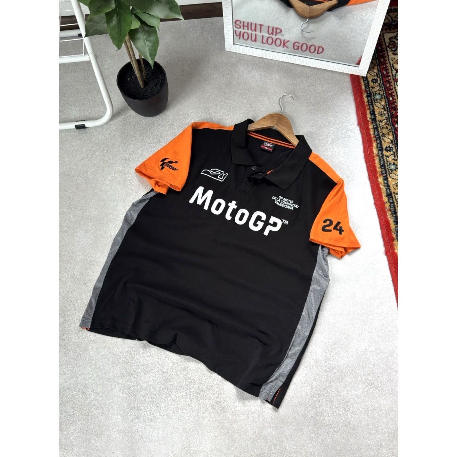 Vintage VINTAGE Moto GP Grand Prinx Motul TT Assen Ricardo Cheste Black T Shirt Polo Size XXL Mens Size US XXL / EU 58 / 5 - 3 Thumbnail