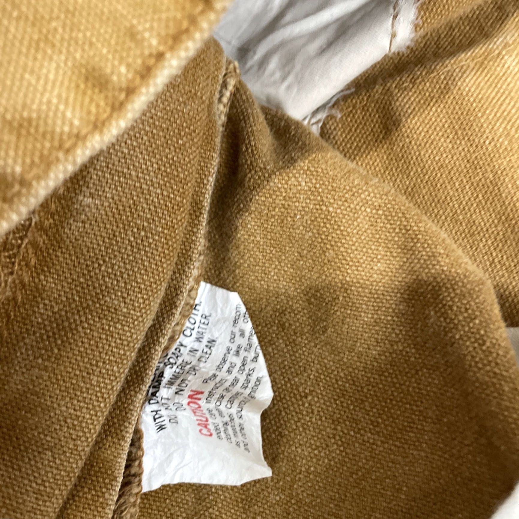 SafTbak VINTAGE SAFTBAK Hunting Pants Mens 34x29 Brown USA Made Canvas Distressed Lined Straight Front Pocket Zipper Button Size US 34 / EU 50 - 6 Thumbnail