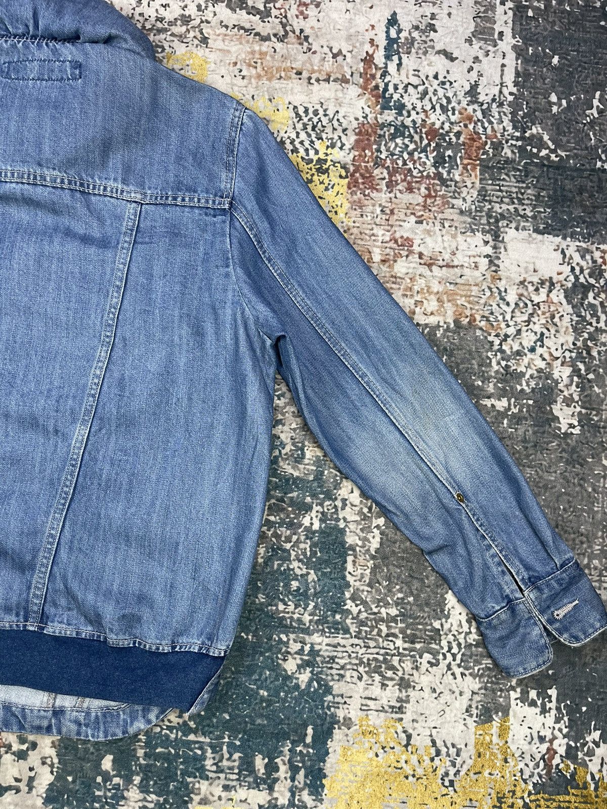mercibeaucoup Issey Miyake Mercibeaucoup, Pillow Neck Denim Shirt Jacket Size US S / EU 44-46 / 1 - 7 Thumbnail