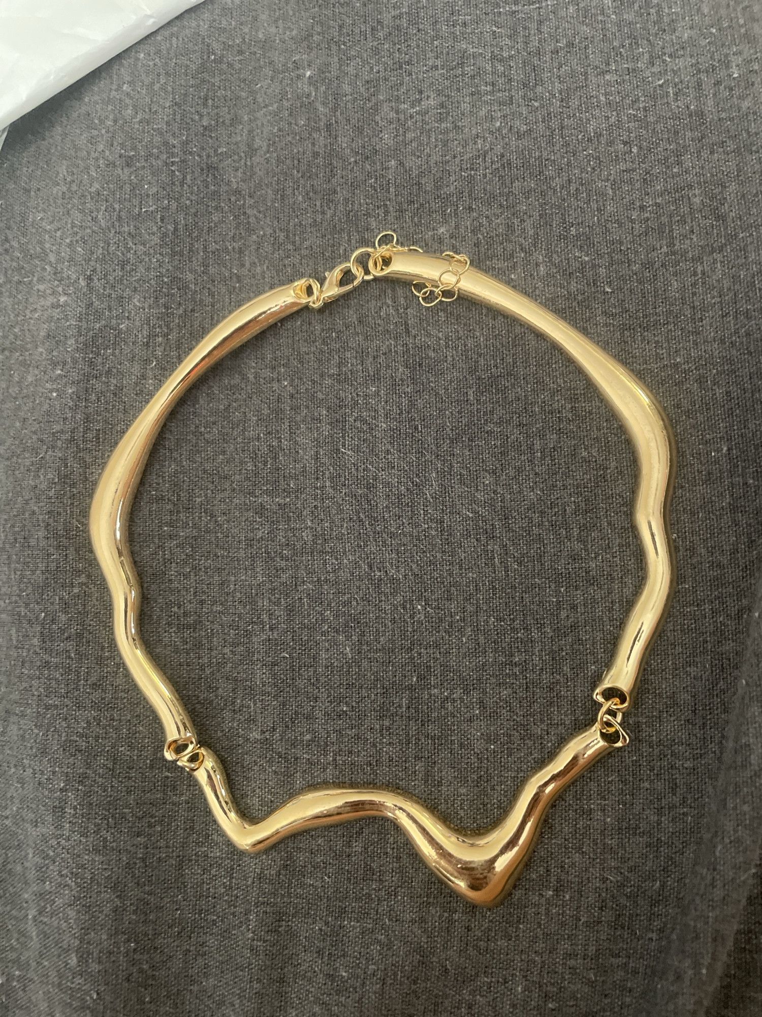 Jewelry Chocker Necklace Geometry Twist Size ONE SIZE - 2 Thumbnail
