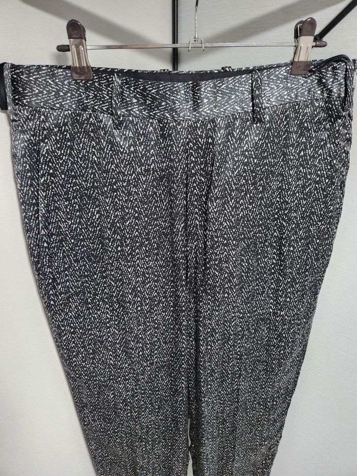 Neil Barrett neil barrett 헤링본 프린트 크롭팬츠 Size 28" / US 6 / IT 42 - 7 Thumbnail